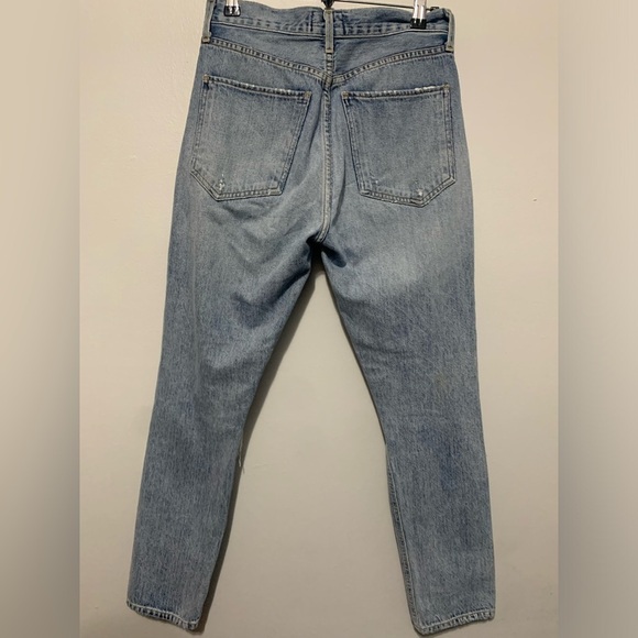 Agolde Riley High Rise Straight Crop in Blitz Women's Size 25 - Picture 12 of 14